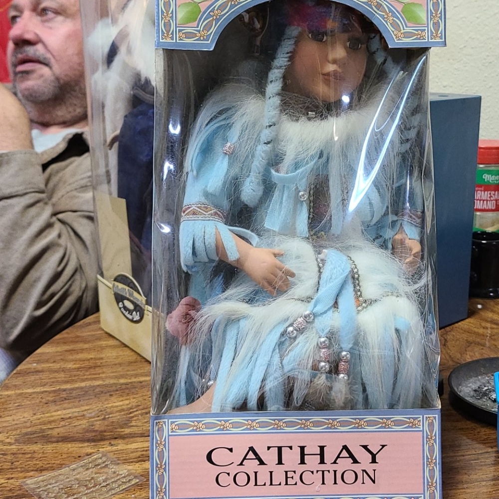 Cathy collection  porcelain doll Native American